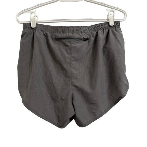 Nike Dri-Fit Running Grey Gray Athletic Women’s Size Medium Shorts - Picture 2 of 6